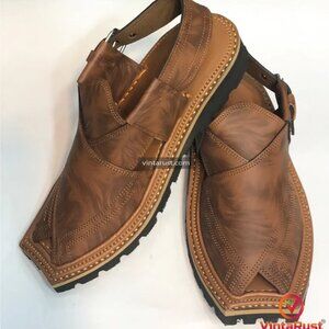 Custom Printed Footwear, Fashionable Shoes, Handmade Ethnic Gents Sandals,